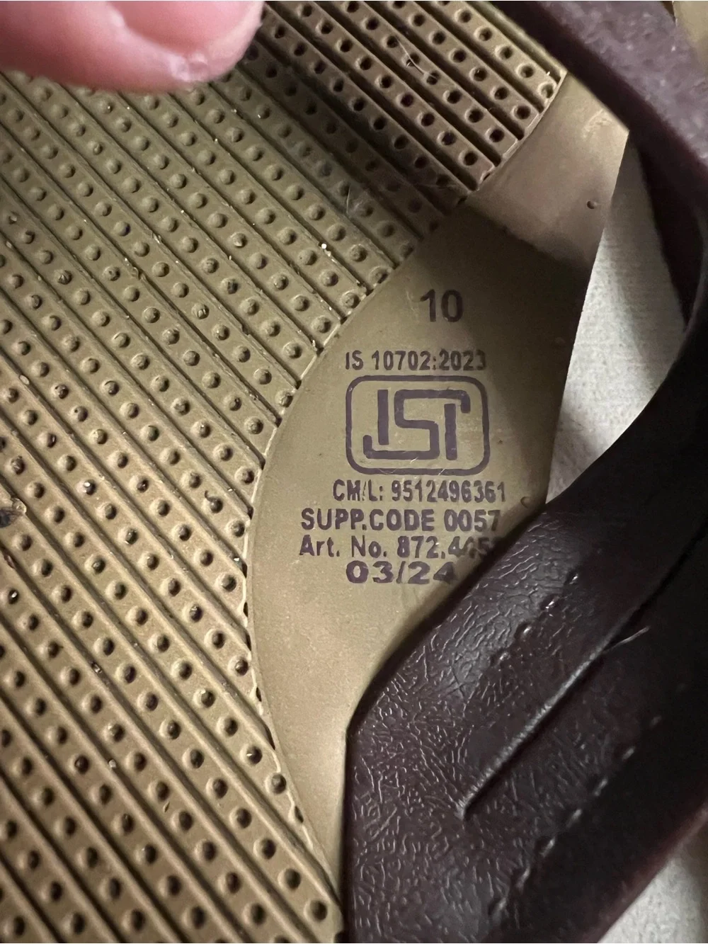 🌞 Sunshine by Relaxo Men’s Sandals Size 10 Brown/Tan Comfort Thong Sandals 🌞